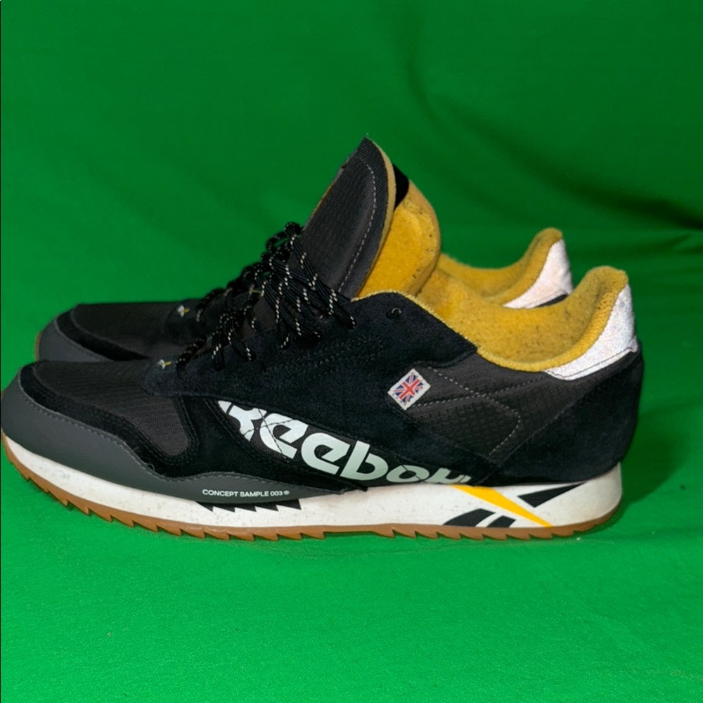 Reebok Black and Gold Athletic Shoes